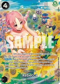 One Piece Card Game Single - Wings of the Captain - Rebecca (SP) - Super Rare/OP05-091 Lightly Played