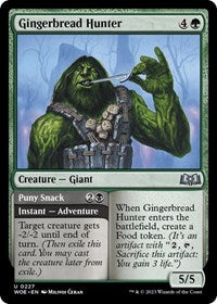 Magic: The Gathering Single - Wilds of Eldraine - Gingerbread Hunter (Foil) - Uncommon/0227 Lightly Played