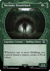 Magic: The Gathering Single - Universes Beyond: The Lord of the Rings: Tales of Middle-earth - Meriadoc Brandybuck (Showcase) - Uncommon/0314 - Lightly Played