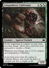 Magic: The Gathering Single - Bloomburrow - Corpseberry Cultivator - FOIL Common/0210 - Lightly Played