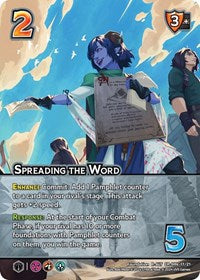 Universus Single - Challenger Series: Vox Machina and Mighty Nein - Spreading the Word (Alternate Art) - Rare/17 - Lightly Played