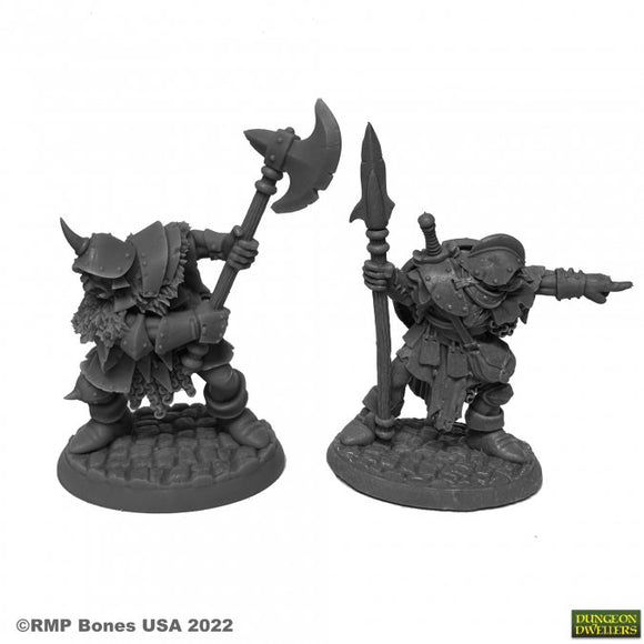 Bones USA Dungeon Dwellers - ORC WARRIORS (2) 07014