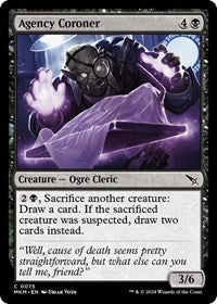 Magic: The Gathering Single - Murders at Karlov Manor - Agency Coroner - FOIL Common/0075 Lightly Played