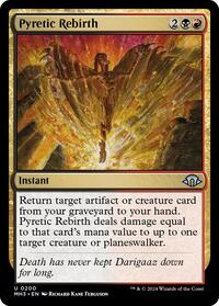 Magic: The Gathering Single - Modern Horizons 3 - Pyretic Rebirth - FOIL Uncommon/0200 - Lightly Played