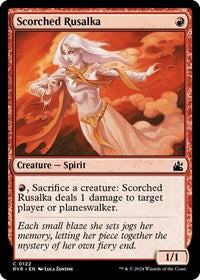 Magic: The Gathering Single - Ravnica Remastered - Scorched Rusalka (Foil) - Common/0122 Lightly Played