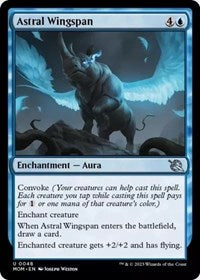 Magic: The Gathering Single - March of the Machine - Astral Wingspan - Uncommon/0048 - Lightly Played