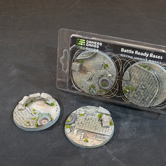 Battle Ready Bases: Urban Warfare- Round 60mm (x2)- Round 60mm (x2)