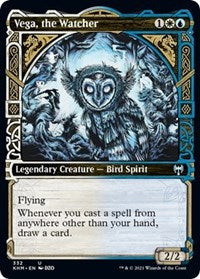 Magic: The Gathering Single - Kaldheim - Vega, the Watcher (Showcase) (Foil) - Uncommon/332 - Lightly Played