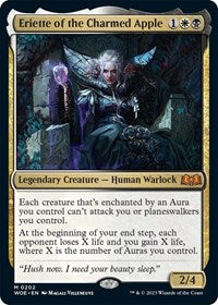 Magic: The Gathering Single - Wilds of Eldraine - Eriette of the Charmed Apple - PRE-RELEASE - Mythic/0202 - Lightly Played