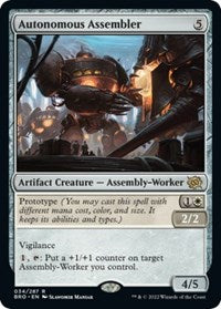 Magic: The Gathering Single - The Brothers' War - Autonomous Assembler - Rare/034 Lightly Played