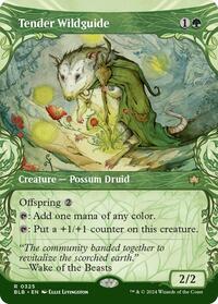 Magic: The Gathering Single - Bloomburrow - Tender Wildguide (Showcase) - Rare/0325 - Lightly Played