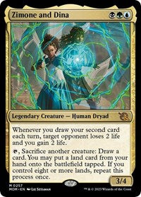 Magic: The Gathering Single - March of the Machine - Zimone and Dina - Mythic/0257 - Lightly Played