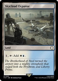 Magic: The Gathering Single - Universes Beyond: Fallout - Skycloud Expanse - FOIL Rare/0291 Lightly Played