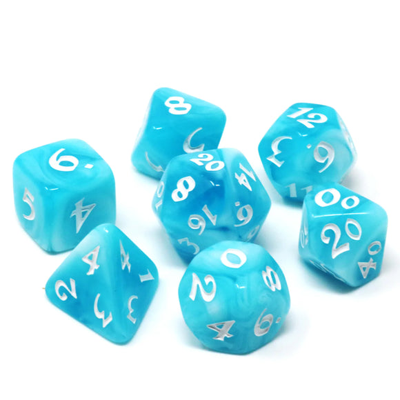 7 Piece RPG Set - Elessia - Glacial Gale