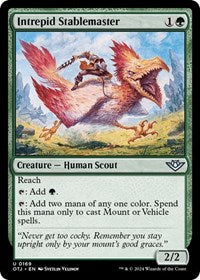Magic: The Gathering Single - Outlaws of Thunder Junction - Intrepid Stablemaster - FOIL Uncommon/0169 Lightly Played