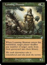 Magic: The Gathering Single - Ravnica Remastered - Loaming Shaman (Retro Frame) - Uncommon/351 Lightly Played