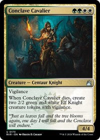 Magic: The Gathering Single - Ravnica Remastered - Conclave Cavalier - FOIL Uncommon/0173 Lightly Played