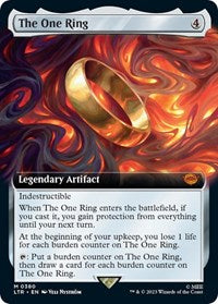 Magic: The Gathering Single - Universes Beyond: The Lord of the Rings: Tales of Middle-earth - The One Ring (Extended Art) - Mythic/0380 - Lightly Played