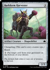 Magic: The Gathering Single - Bloomburrow - Barkform Harvester - FOIL Common/0243 - Lightly Played