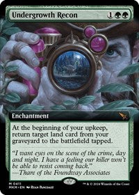 Magic: The Gathering Single - Murders at Karlov Manor - Undergrowth Recon (Extended Art) - Mythic/0411 Lightly Played