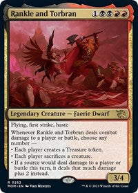 Magic: The Gathering Single - March of the Machine - Rankle and Torbran - Rare/0252 - Lightly Played