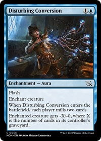 Magic: The Gathering Single - March of the Machine - Disturbing Conversion - Common/0054 - Lightly Played