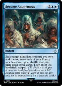 Magic: The Gathering Single - Universes Beyond: Assassin's Creed - Become Anonymous - FOIL Uncommon/0142 - Lightly Played