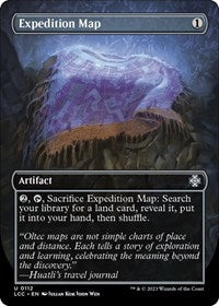 Magic: The Gathering Single - Commander: The Lost Caverns of Ixalan - Expedition Map (Borderless) - Uncommon/0112 - Lightly Played