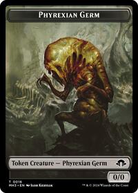 Magic: The Gathering Single - Modern Horizons 3 - Phyrexian Germ // Blood Double-Sided Token - FOIL Token/0016/0029 - Lightly Played