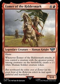 Magic: The Gathering Single - Universes Beyond: The Lord of the Rings: Tales of Middle-earth - Eomer of the Riddermark (Foil) - Uncommon/0121 - Lightly Played