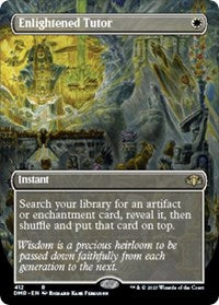 Magic: The Gathering Single - Dominaria Remastered - Enlightened Tutor (Borderless) - Rare/412 Lightly Played