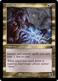 Magic: The Gathering Single - Ravnica Remastered - Goblin Electromancer (Retro Frame) - Common/367 Lightly Played