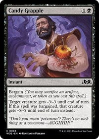 Magic: The Gathering Single - Wilds of Eldraine - Candy Grapple (Foil) - Common/0083 Lightly Played