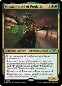 Magic: The Gathering Single - March of the Machine - Glissa, Herald of Predation - Rare/0226 - Lightly Played
