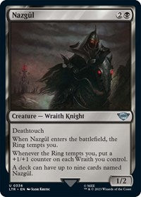 Magic: The Gathering Single - Universes Beyond: The Lord of the Rings: Tales of Middle-earth - Nazgul (0336) (Foil) - Uncommon/0336 - Lightly Played