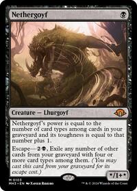 Magic: The Gathering Single - Modern Horizons 3 - Nethergoyf - Mythic/0103 - Lightly Played