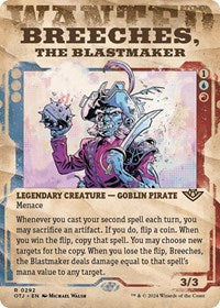 Magic: The Gathering Single - Outlaws of Thunder Junction - Breeches, the Blastmaker (Showcase) - Rare/0292 Lightly Played
