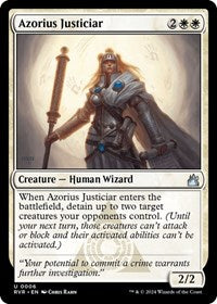 Magic: The Gathering Single - Ravnica Remastered - Azorius Justiciar (Foil) - Uncommon/0006 Lightly Played