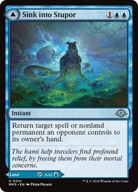 Magic: The Gathering Single - Modern Horizons 3 - Sink into Stupor - FOIL Uncommon/0241 - Lightly Played