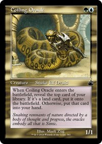 Magic: The Gathering Single - Ravnica Remastered - Coiling Oracle (Retro Frame) - Common/0361 Lightly Played