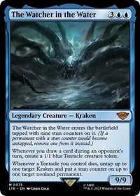 Magic: The Gathering Single - Universes Beyond: The Lord of the Rings: Tales of Middle-earth - The Watcher in the Water (Foil) - Mythic/0075 - Lightly Played
