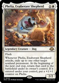 Magic: The Gathering Single - Modern Horizons 3 - Phelia, Exuberant Shepherd - FOIL Rare/0040 - Lightly Played