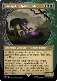 Magic: The Gathering Single - Universes Beyond: The Lord of the Rings: Tales of Middle-earth - Smeagol, Helpful Guide (Showcase) - Rare/0330 - Lightly Played