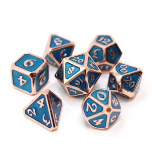 7pc RPG Set - Mythica Copper Aquamarine