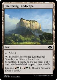 Magic: The Gathering Single - Modern Horizons 3 - Sheltering Landscape - FOIL Common/0227 - Lightly Played