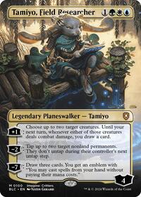 Magic: The Gathering Single - Commander: Bloomburrow - Tamiyo, Field Researcher (Borderless) - Mythic/0100 - Lightly Played