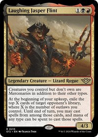 Magic: The Gathering Single - Outlaws of Thunder Junction - Laughing Jasper Flint - FOIL Uncommon/0215 Lightly Played