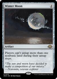 Magic: The Gathering Single - Modern Horizons 3 - Winter Moon - FOIL Rare/0213 - Lightly Played