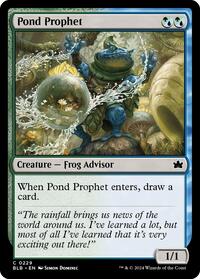 Magic: The Gathering Single - Bloomburrow - Pond Prophet - FOIL Common/0229 - Lightly Played