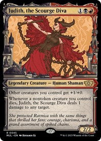 Magic: The Gathering Single - March of the Machine: Multiverse Legends - Judith, the Scourge Diva (Foil) - Rare/0045 - Lightly Played